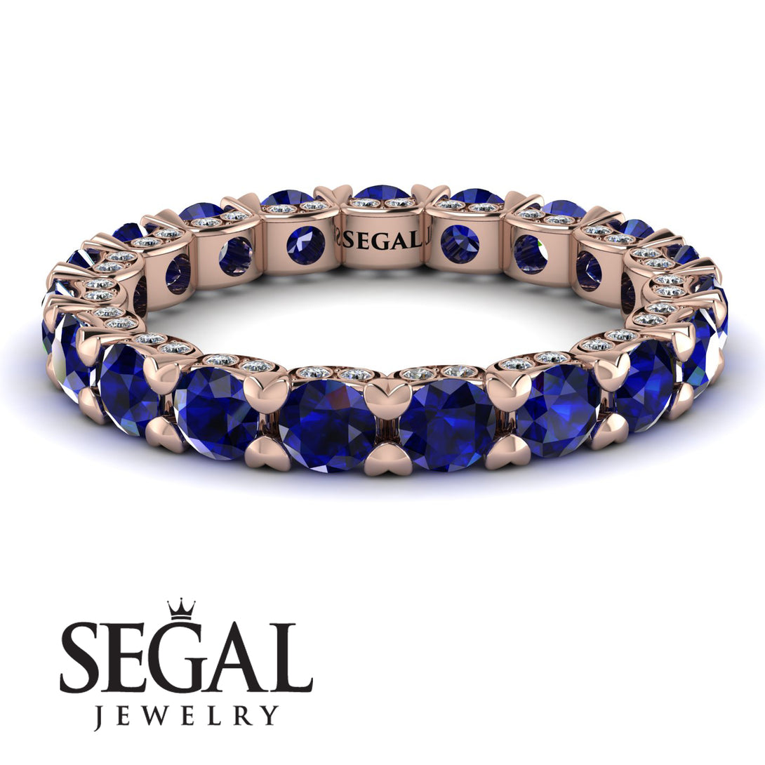 Glamorous Sapphire Eternity Ring - Paige No. 14