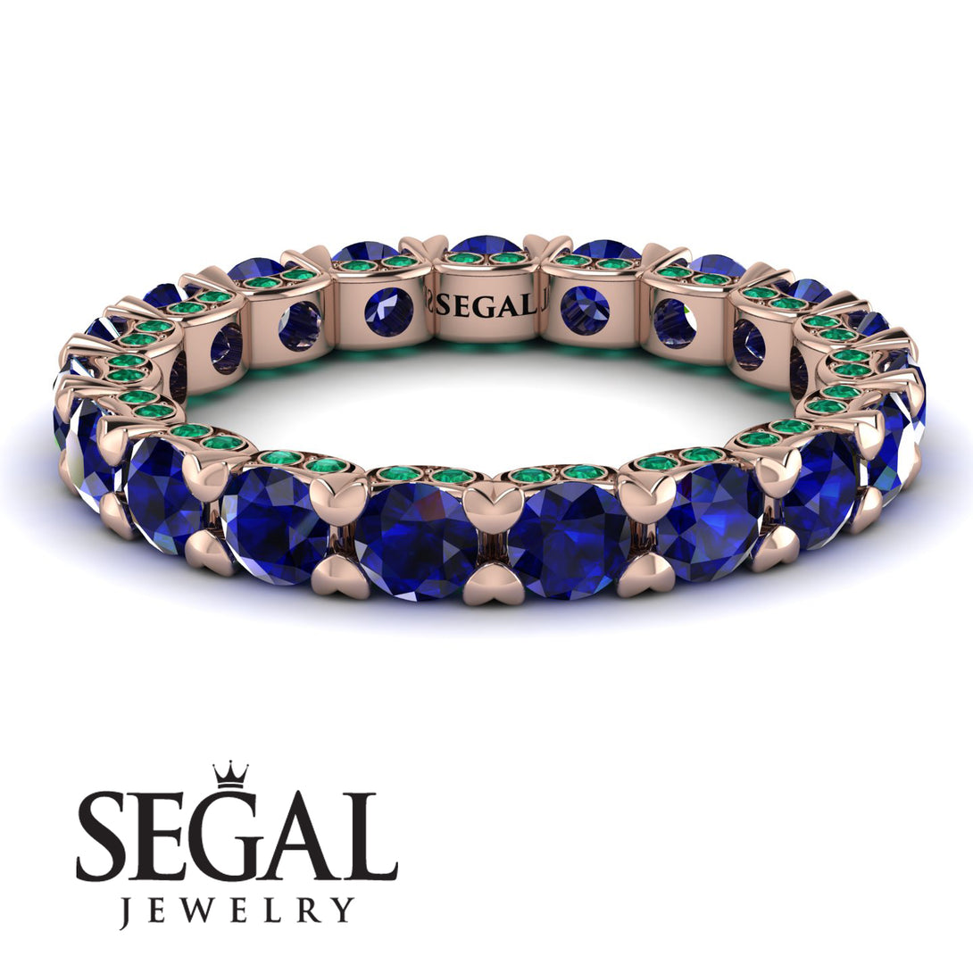 Glamorous Sapphire Eternity Ring - Paige No. 29