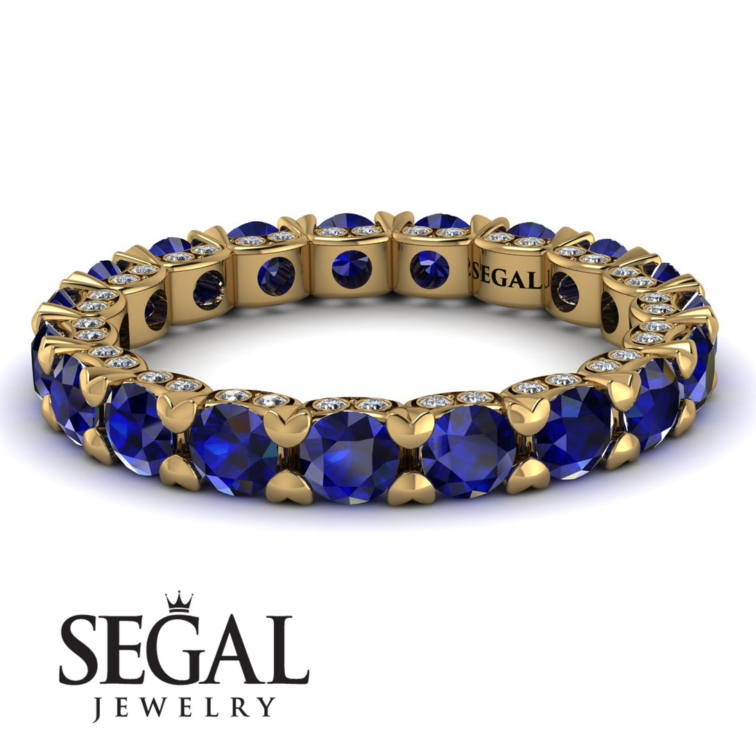 Glamorous Sapphire Eternity Ring - Paige No. 13