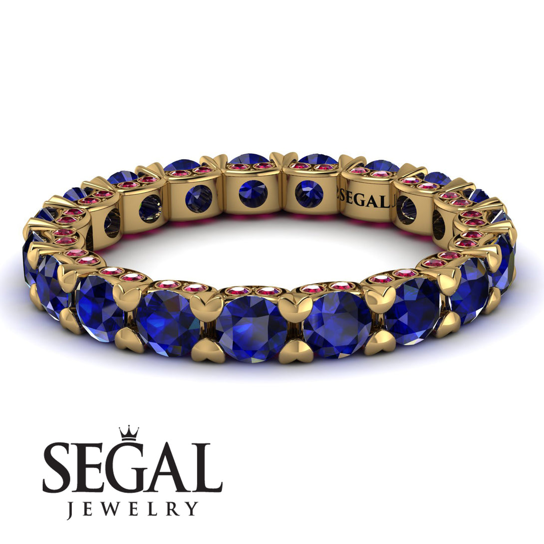 Glamorous Sapphire Eternity Ring - Paige No. 58