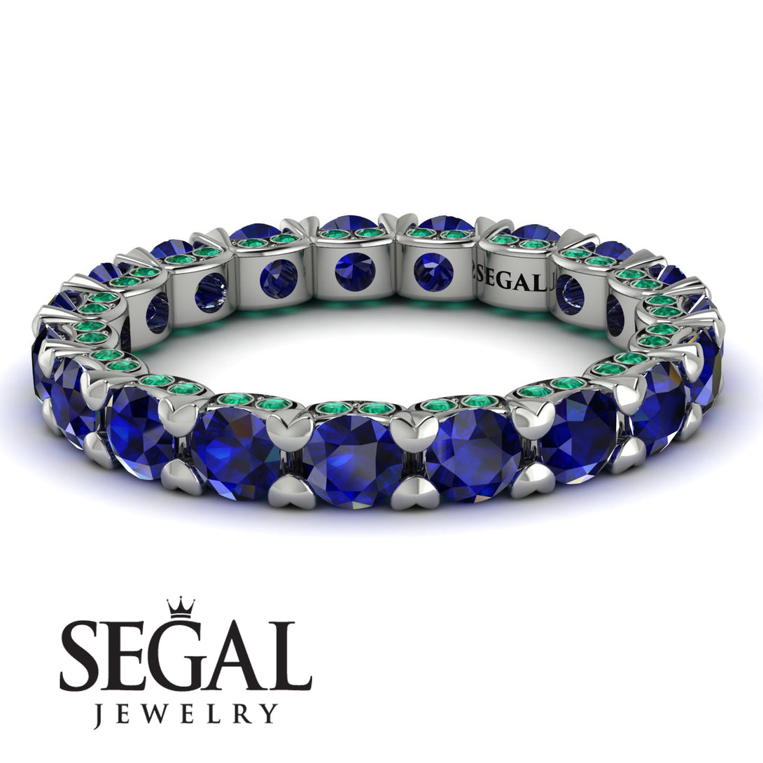 Glamorous Sapphire Eternity Ring - Paige No. 30
