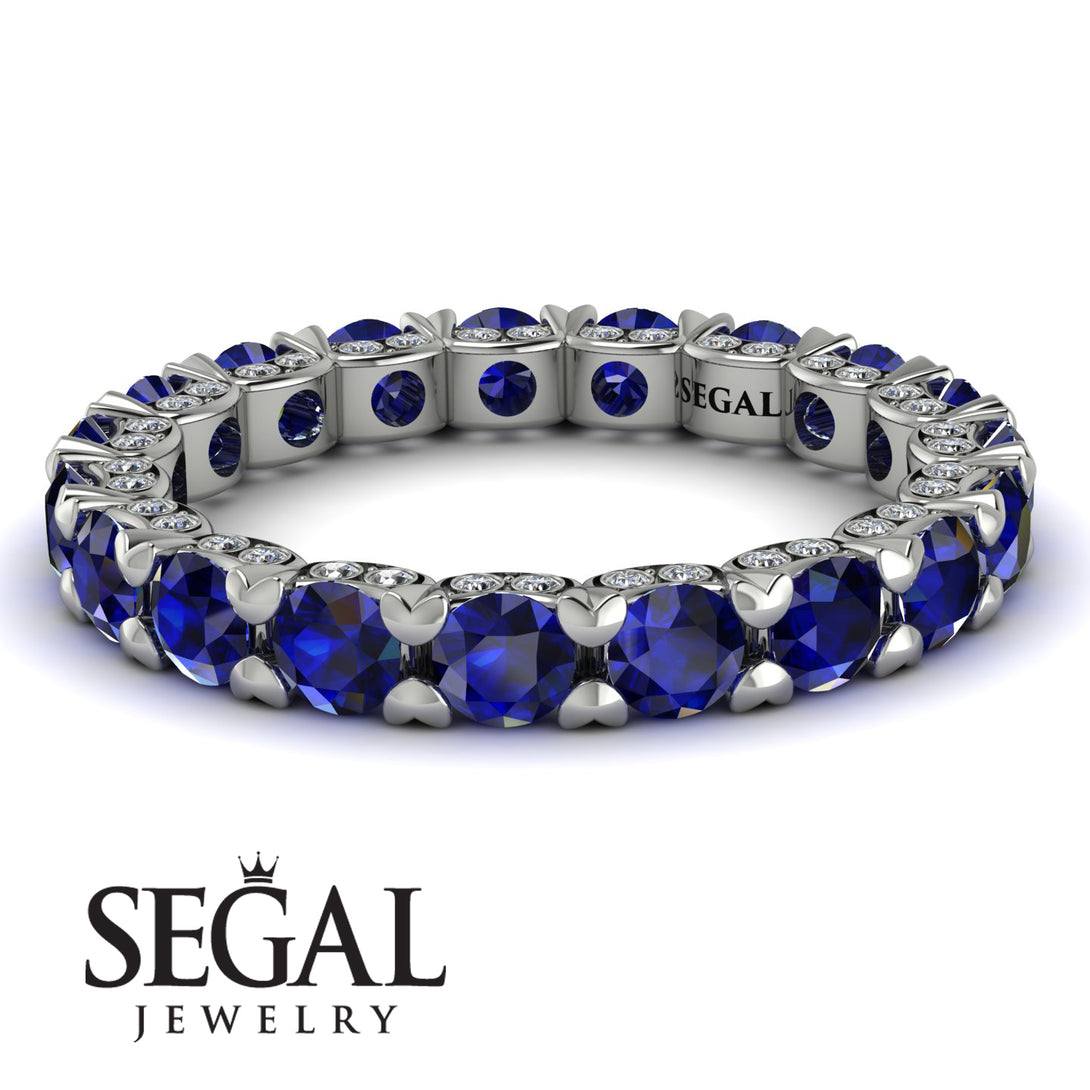 Glamorous Sapphire Eternity Ring - Paige No. 15