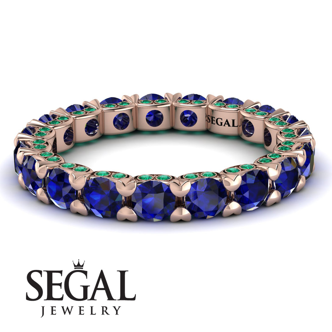 Glamorous Sapphire Eternity Ring - Paige No. 29