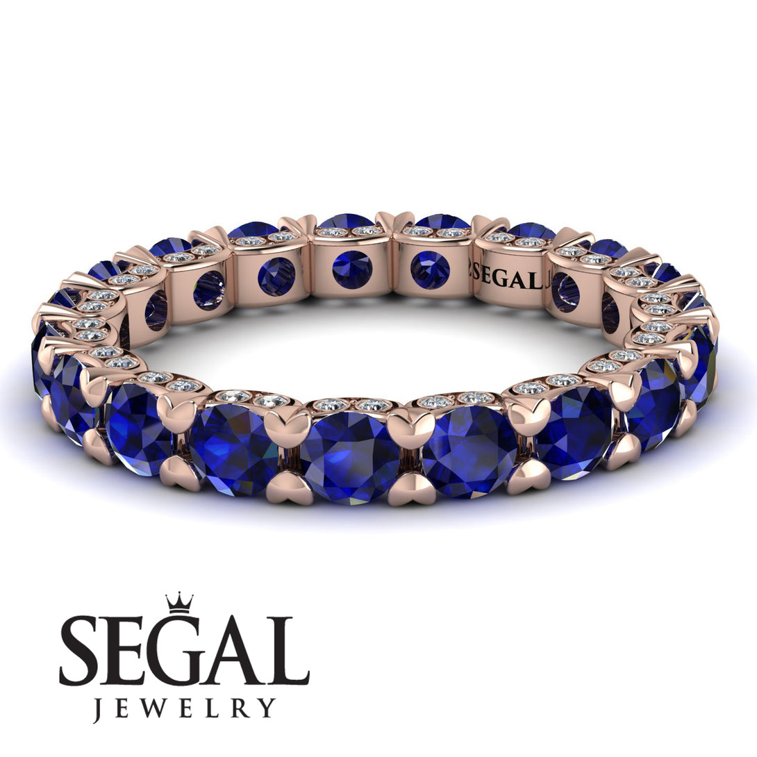 Glamorous Sapphire Eternity Ring - Paige No. 14