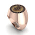 Glamorous Black Diamond Bitcoin Ring - Dominic No. 20 image 1