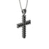 Glamorous Black Diamond Cross Pendant - Raymond No. 9