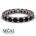 Glamorous Black Diamond Eternity Ring - Paige No. 54 image 2