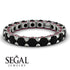Glamorous Black Diamond Eternity Ring - Paige No. 54 image 3