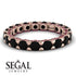 Glamorous Black Diamond Eternity Ring - Paige No. 53 image 3