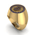 Glamorous Sapphire Bitcoin Ring - Dominic No. 37 image 1
