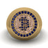 Glamorous Sapphire Bitcoin Ring - Dominic No. 40 image 2
