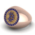 Glamorous Sapphire Bitcoin Ring - Dominic No. 38