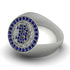 Glamorous Sapphire Bitcoin Ring - Dominic No. 45 image 3