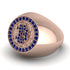 Glamorous Sapphire Bitcoin Ring - Dominic No. 41 image 3