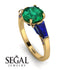 Glamorous Custom Emerald Ring - Harley No. 64 image 2