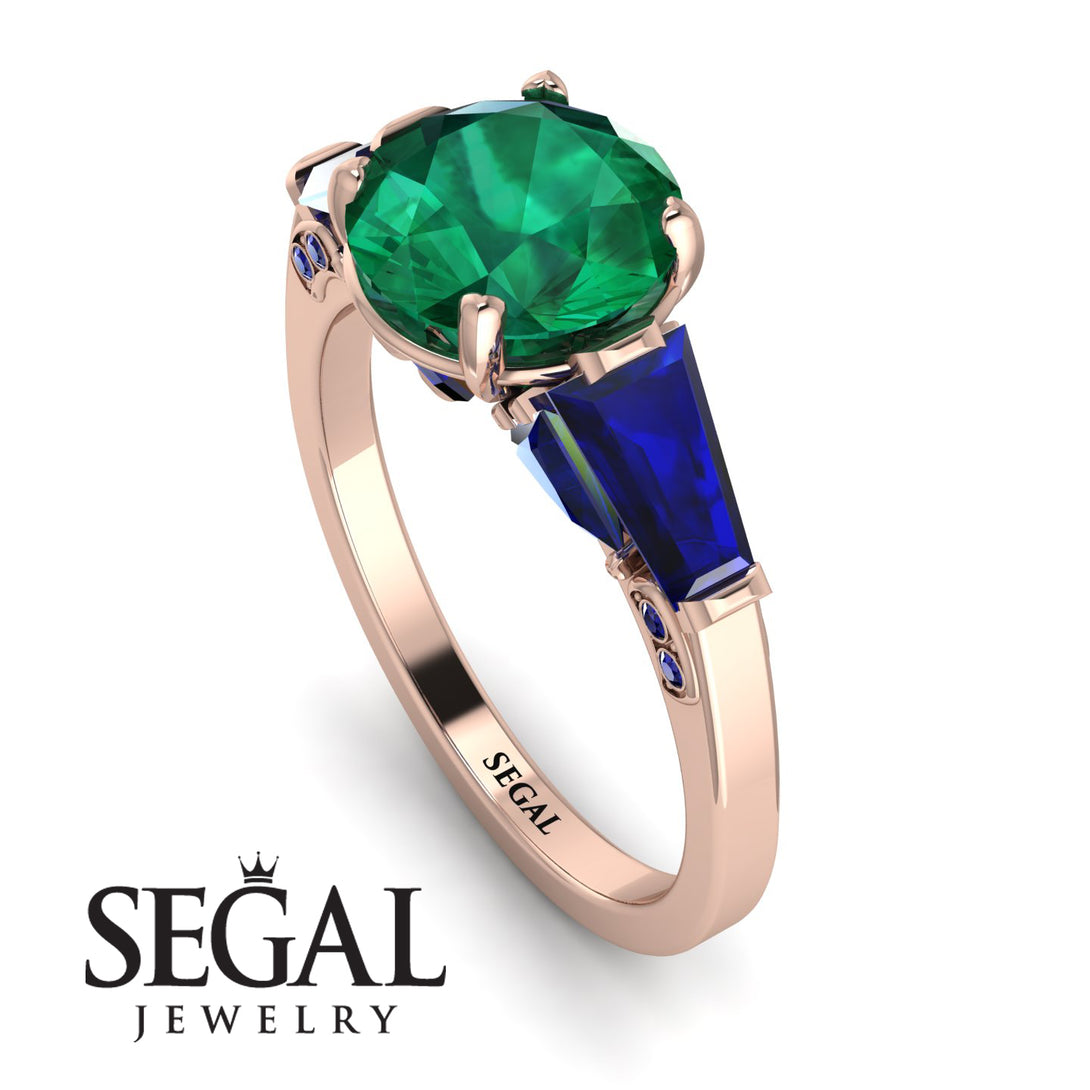 Glamorous Custom Emerald Ring - Harley No. 65
