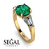Glamorous Custom Emerald Ring - Harley No. 4