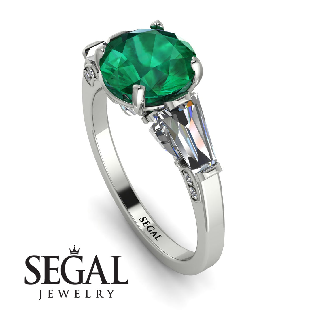 Glamorous Custom Emerald Ring - Harley No. 6