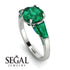 Glamorous Custom Emerald Ring - Harley No. 21