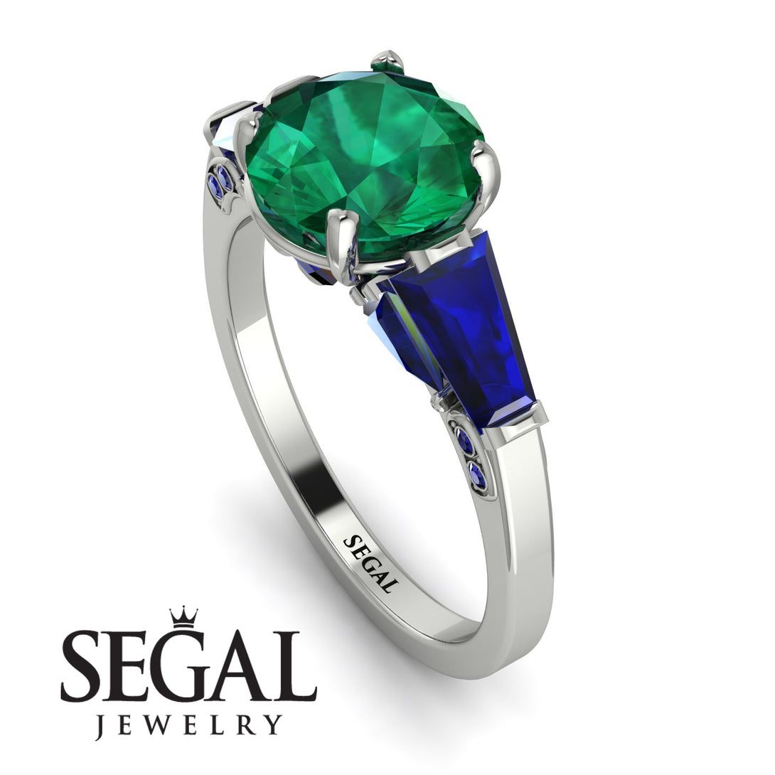 Glamorous Custom Emerald Ring - Harley No. 66