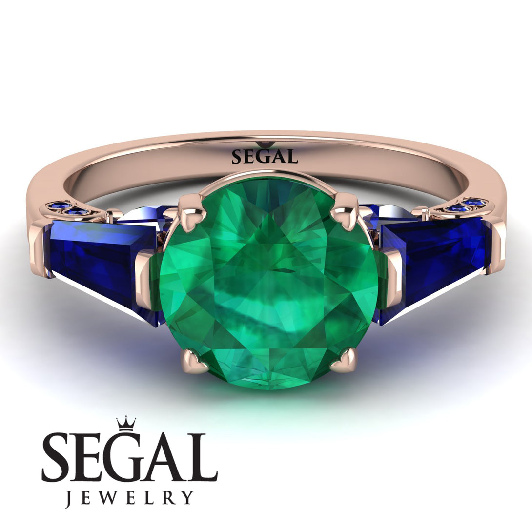 Glamorous Custom Emerald Ring - Harley No. 65