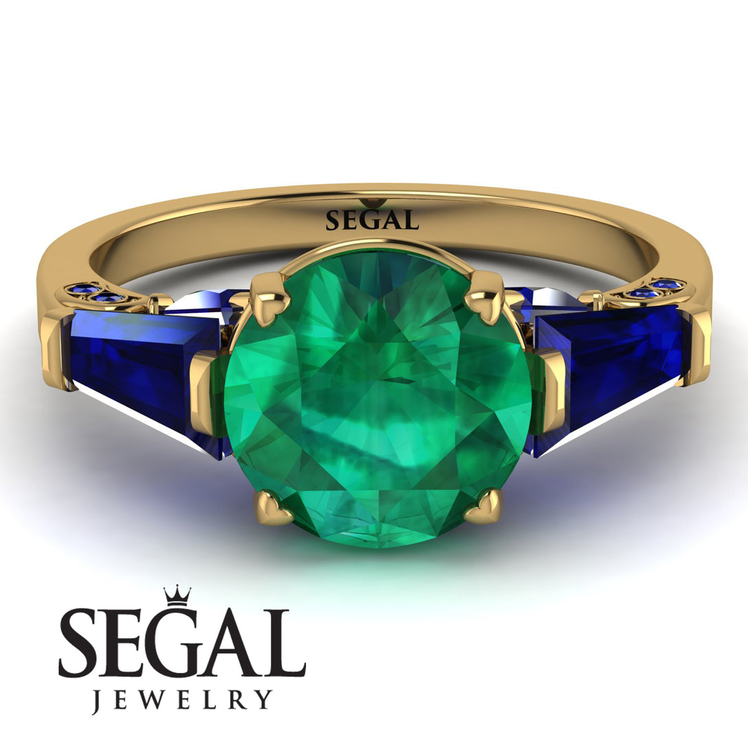 Glamorous Custom Emerald Ring - Harley No. 64