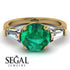 Glamorous Custom Emerald Ring - Harley No. 4