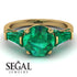 Glamorous Custom Emerald Ring - Harley No. 19 image 3