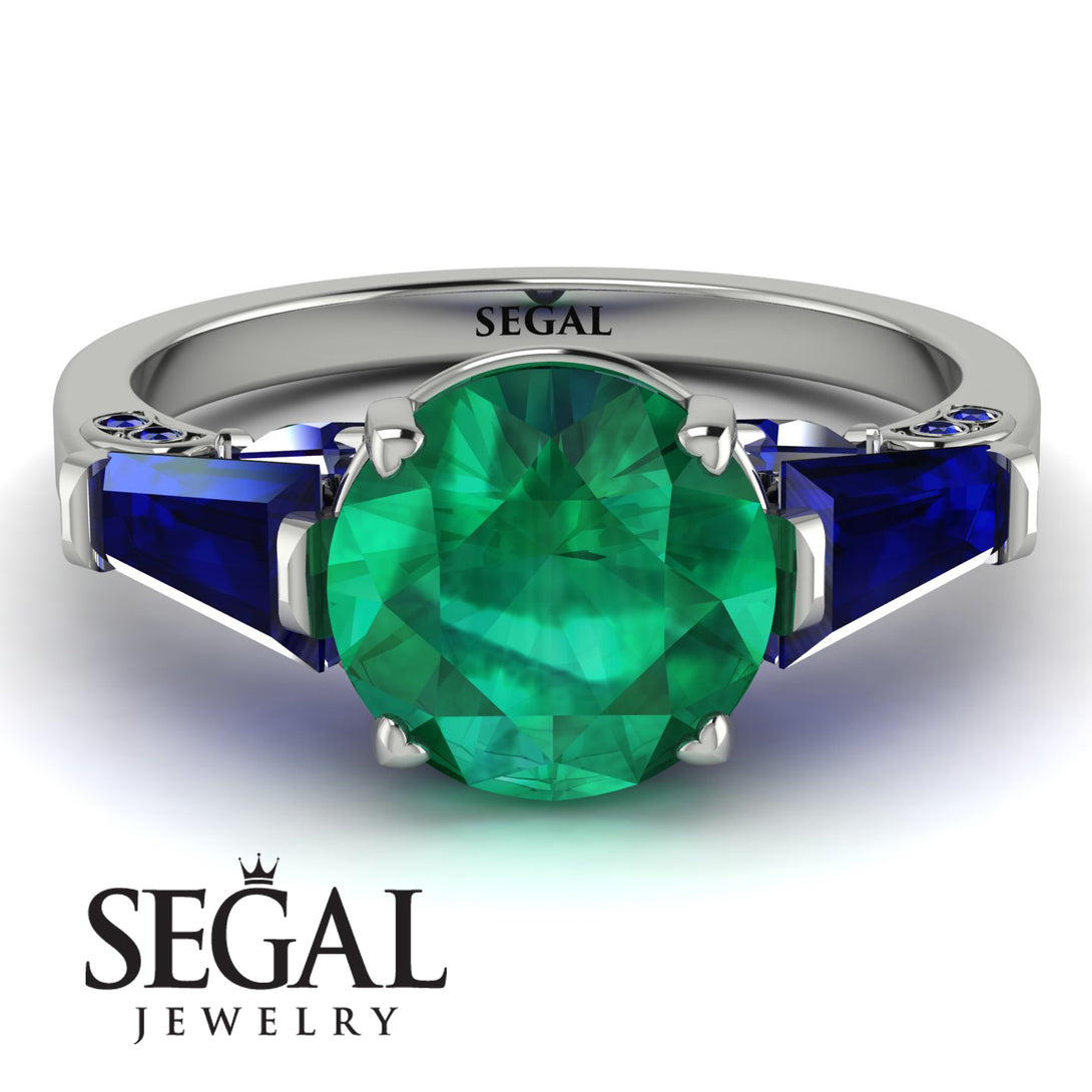 Glamorous Custom Emerald Ring - Harley No. 66