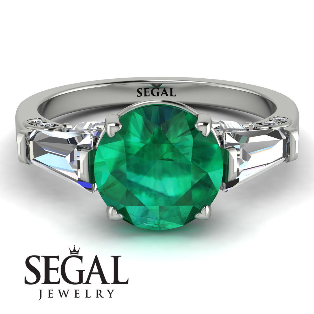 Glamorous Custom Emerald Ring - Harley No. 6