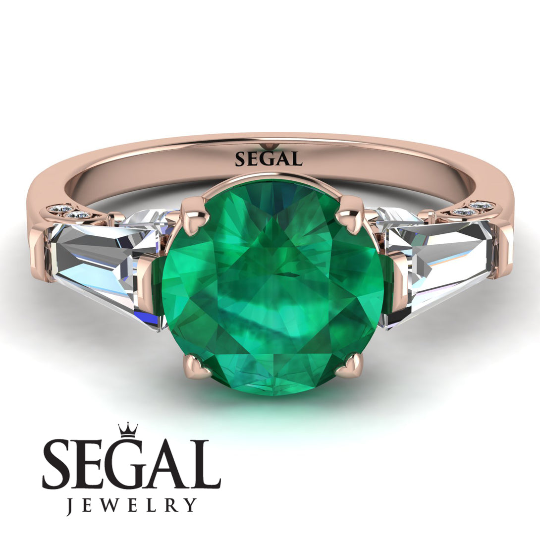 Glamorous Custom Emerald Ring - Harley No. 5