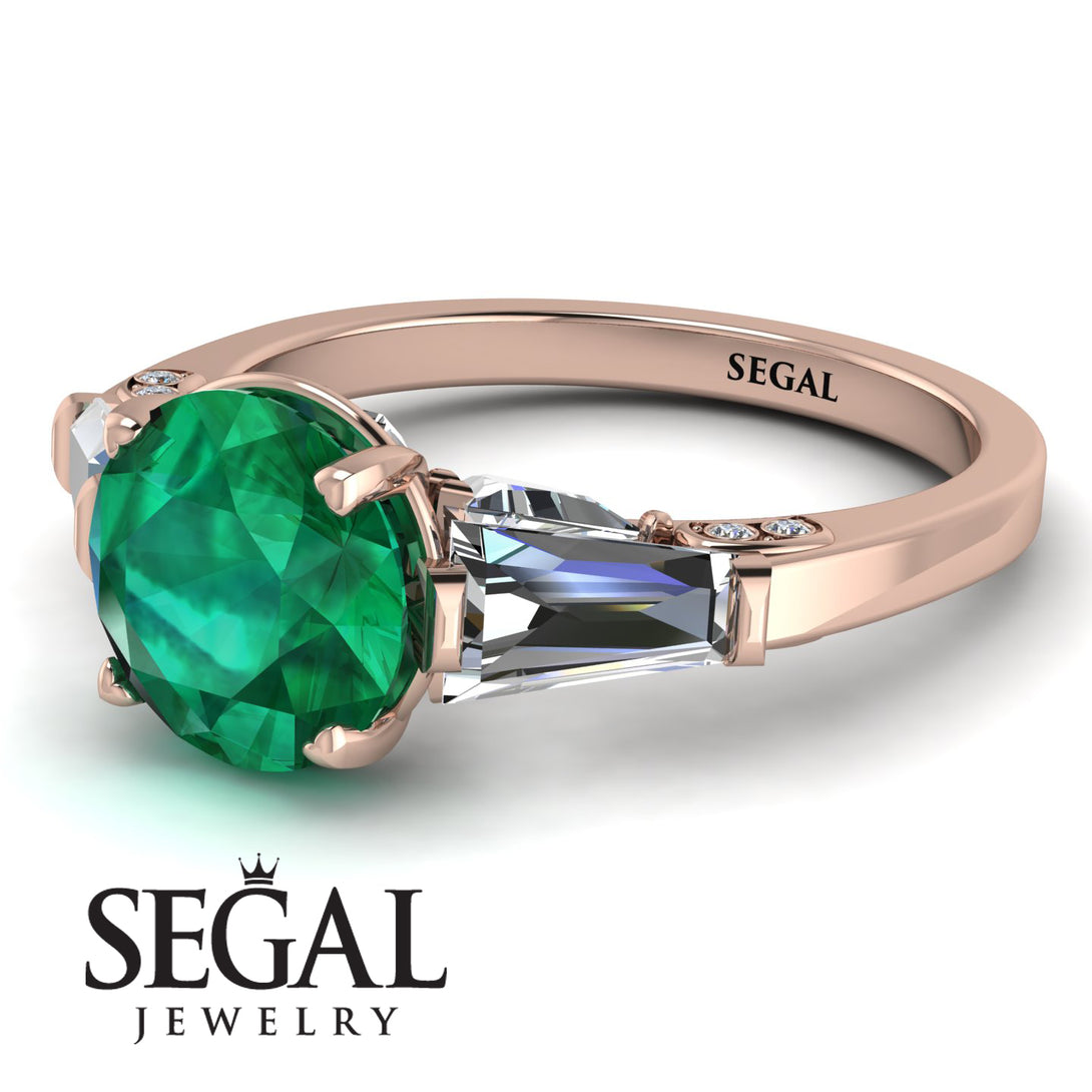 Glamorous Custom Emerald Ring - Harley No. 5