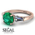 Glamorous Custom Emerald Ring - Harley No. 5