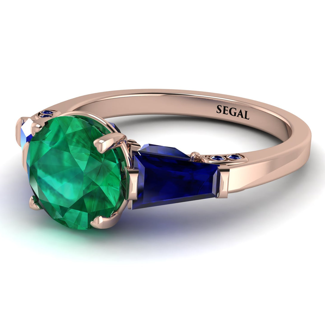 Glamorous Custom Emerald Ring - Harley No. 65