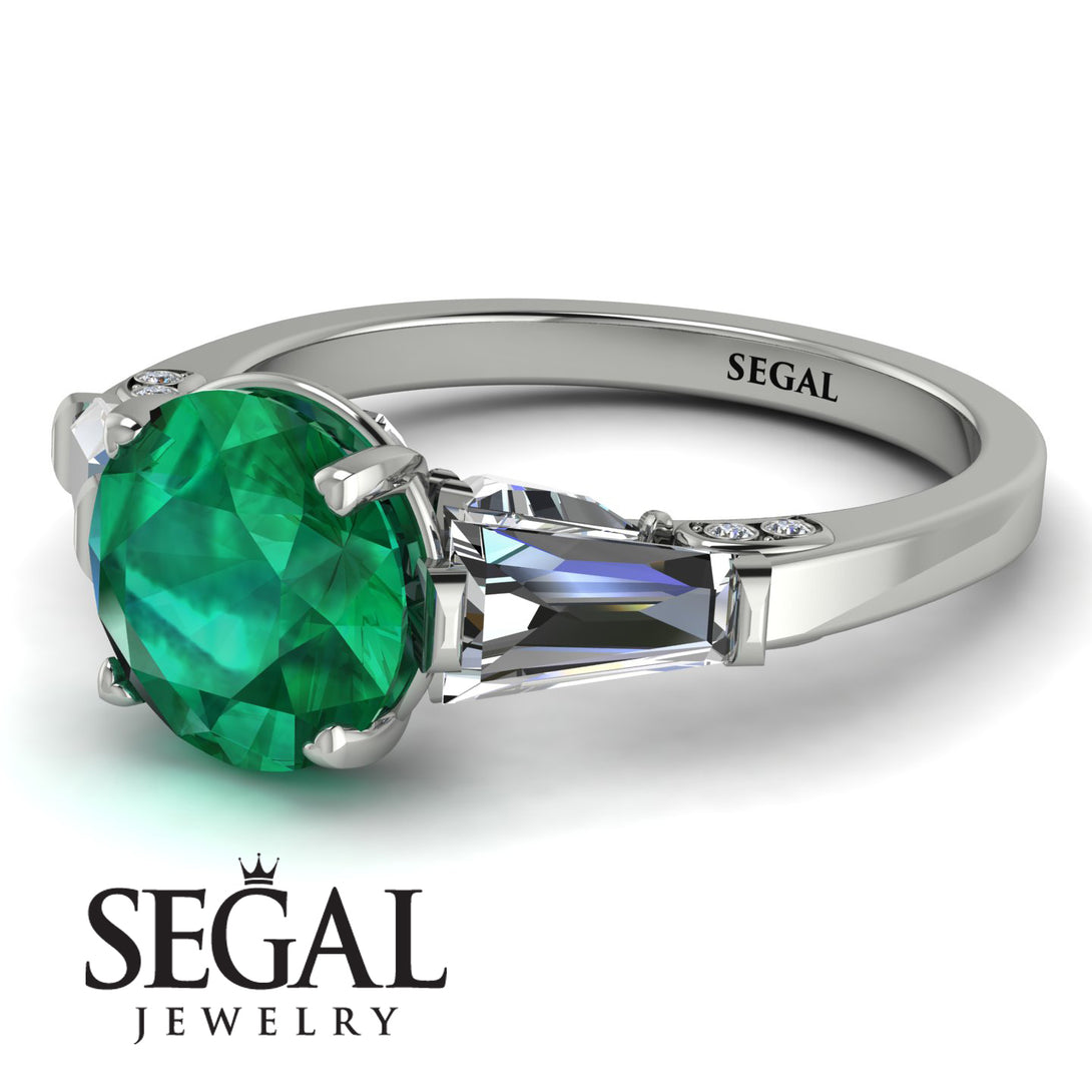 Glamorous Custom Emerald Ring - Harley No. 6