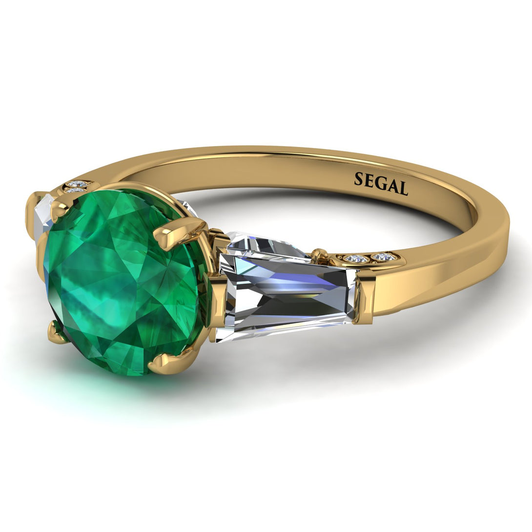 Glamorous Custom Emerald Ring - Harley No. 4