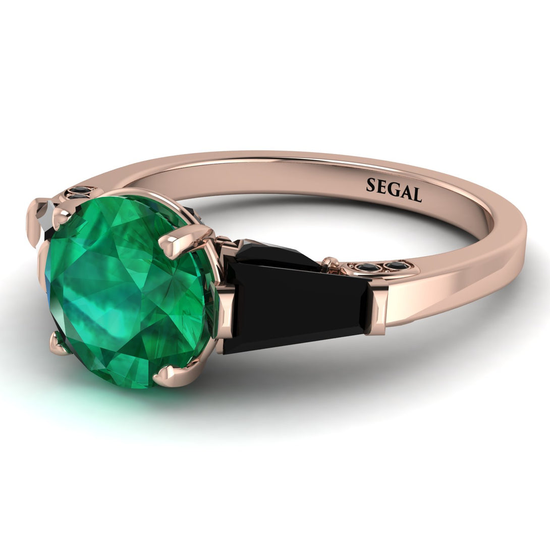 Glamorous Custom Emerald Ring - Harley No. 35