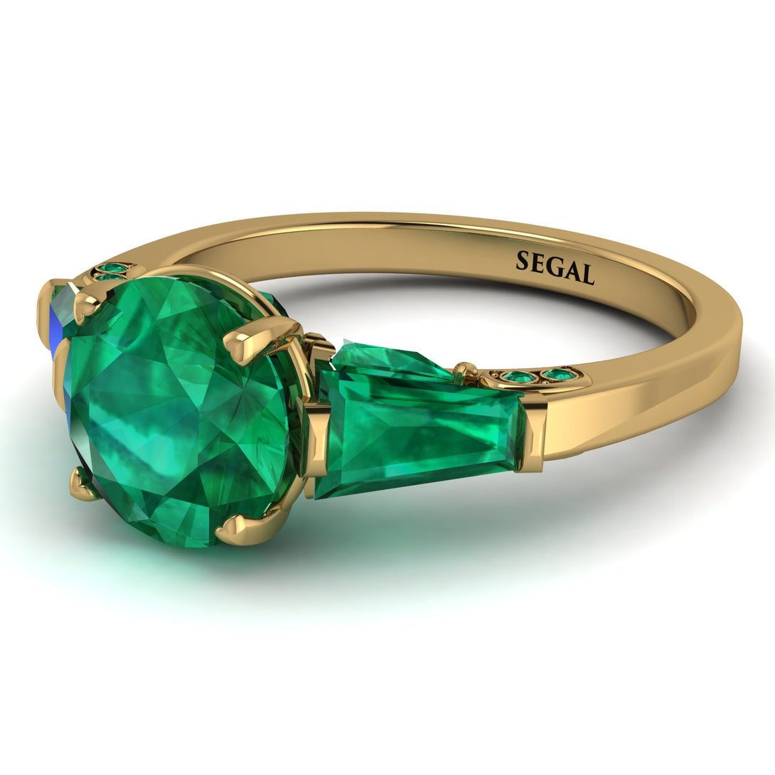 Glamorous Custom Emerald Ring - Harley No. 19