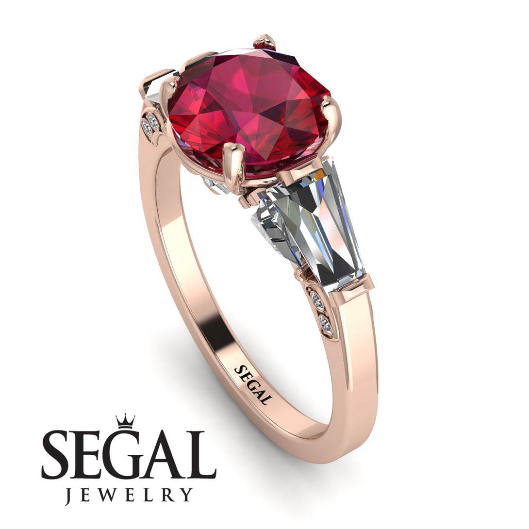 Glamorous Custom Ruby Ring - Harley No. 11