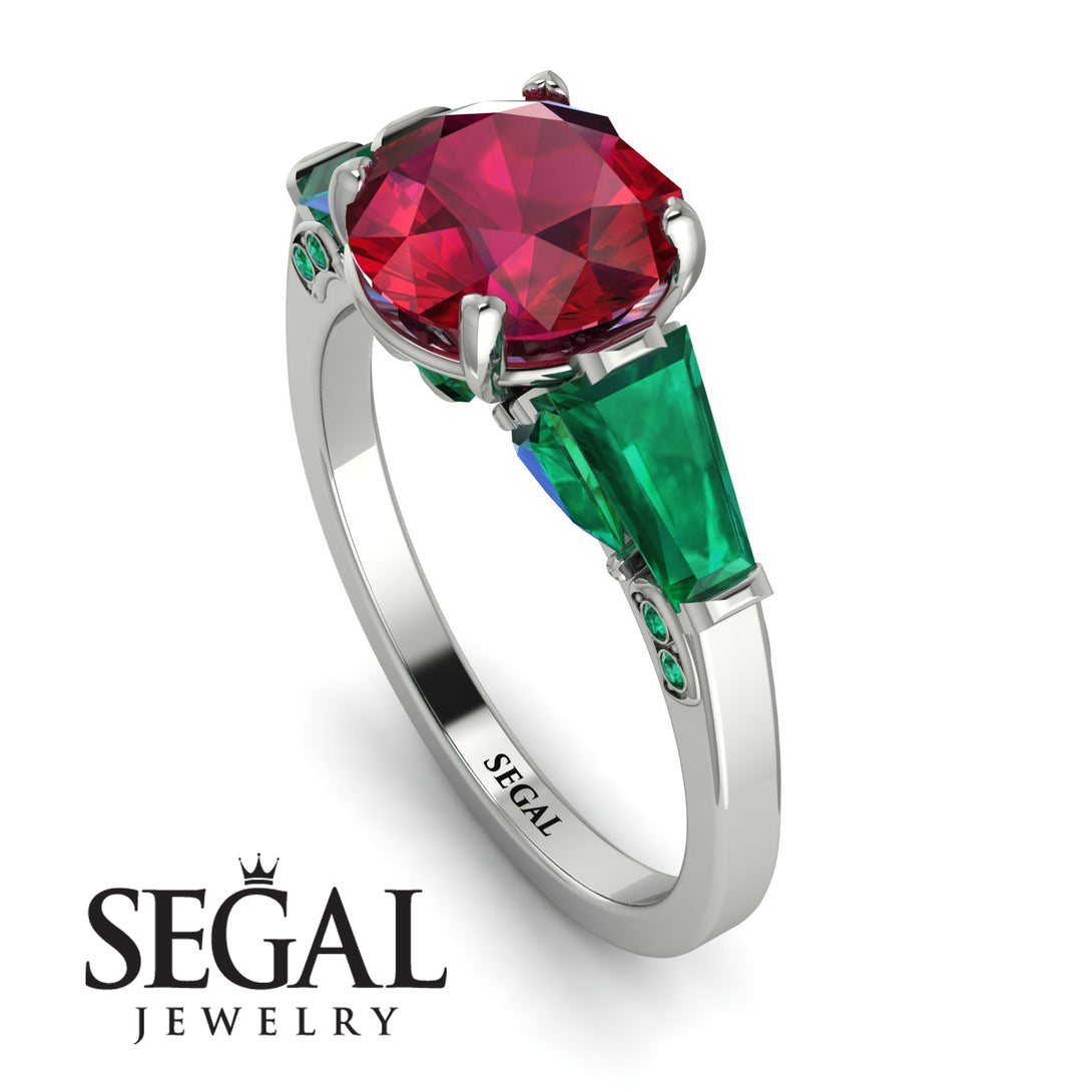 Glamorous Custom Ruby Ring - Harley No. 27