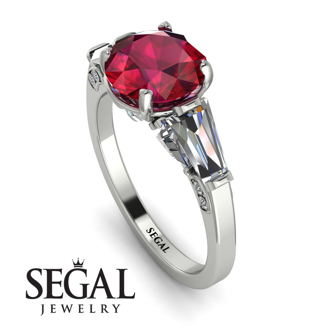 Glamorous Custom Ruby Ring - Harley No. 12