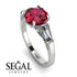 Glamorous Custom Ruby Ring - Harley No. 12