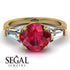 Glamorous Custom Ruby Ring - Harley No. 10