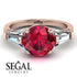 Glamorous Custom Ruby Ring - Harley No. 11