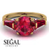 Glamorous Custom Ruby Ring - Harley No. 55