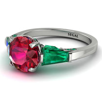 Glamorous Custom Ruby Ring - Harley No. 27 image 1