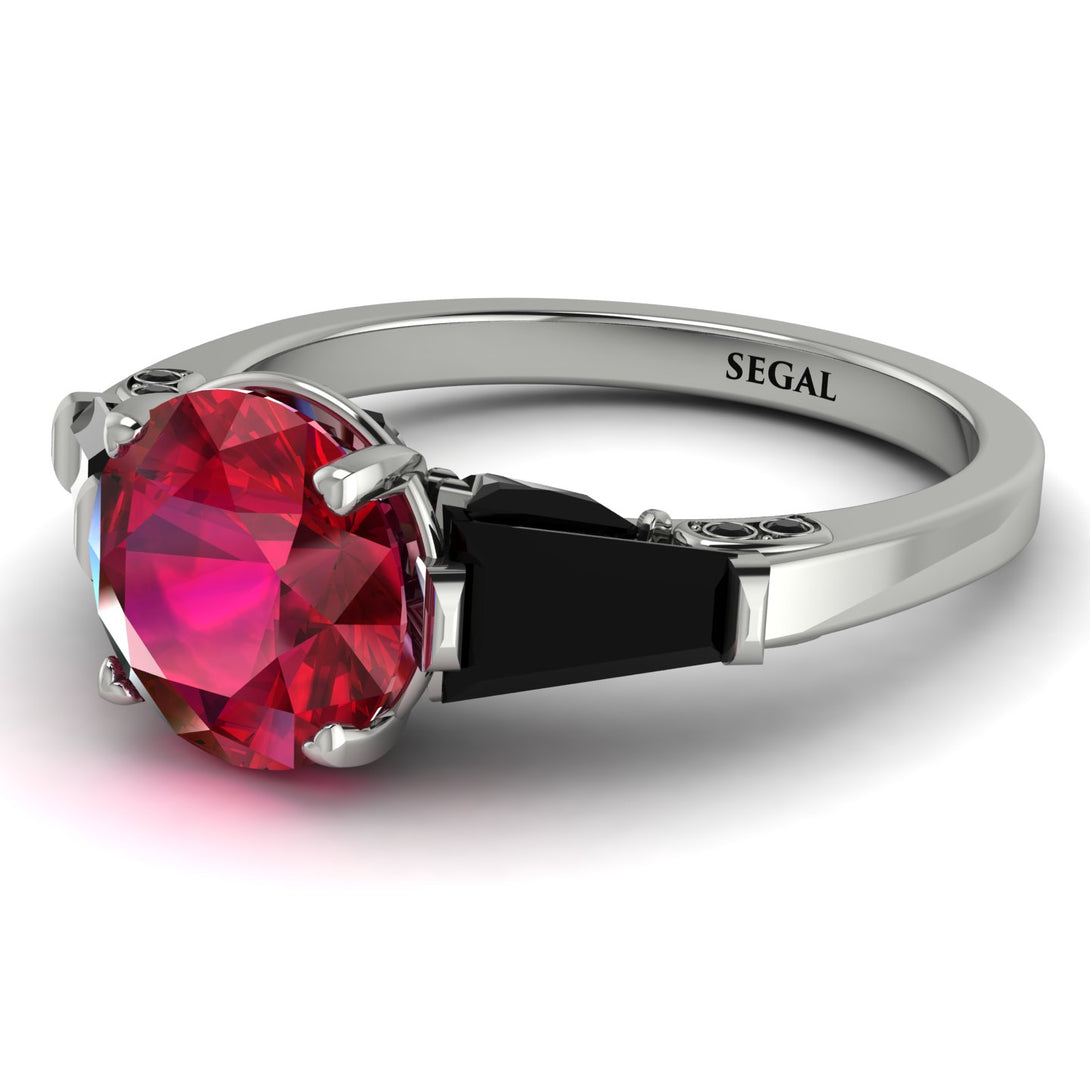 Glamorous Custom Ruby Ring - Harley No. 42