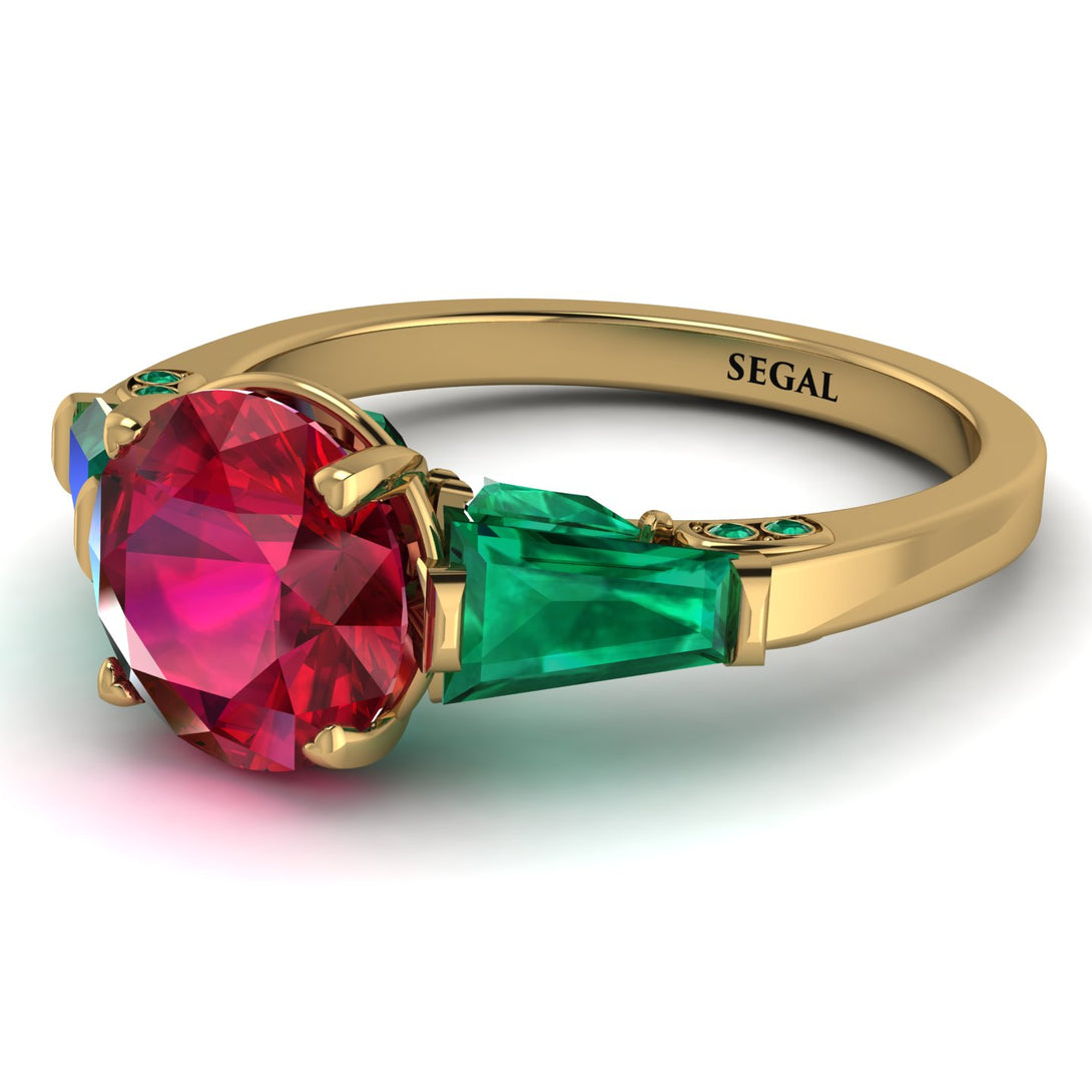 Glamorous Custom Ruby Ring - Harley No. 25