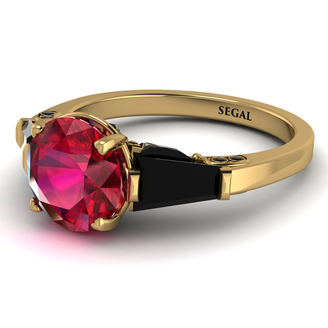 Glamorous Custom Ruby Ring - Harley No. 40