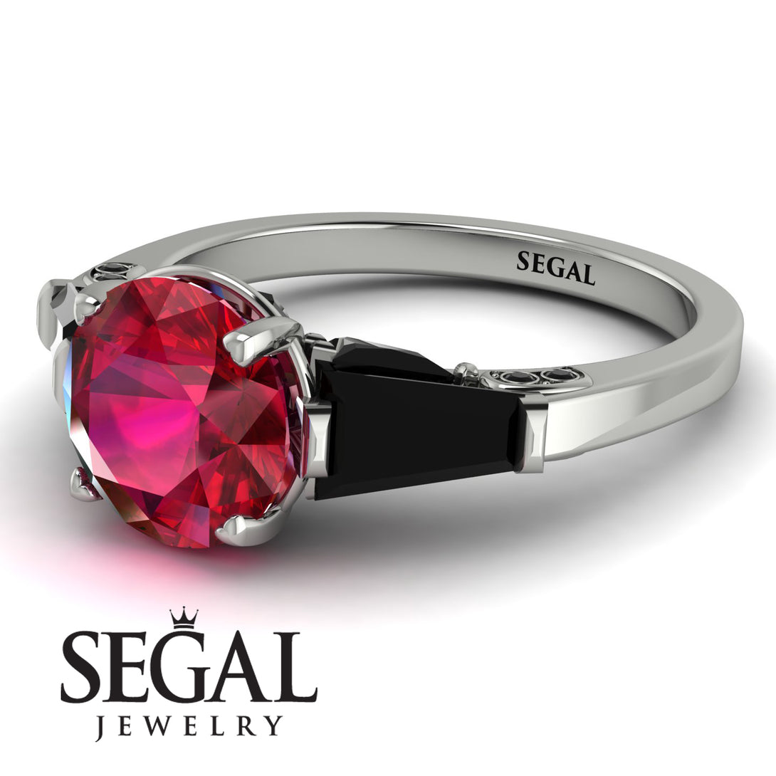 Glamorous Custom Ruby Ring - Harley No. 42